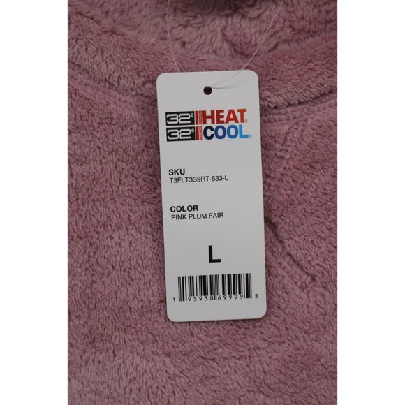 32 Degree Heat Sleepwear Faux Fur Velour Pajama Set-Large-New w/Tags - Picture 14 of 16